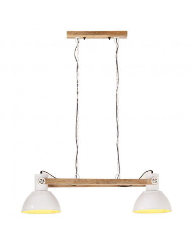 Lampada a Sospensione Industriale 25 W Bianca 109 cm E27