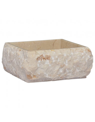 Lavandino Crema 30x30x13 cm in Marmo