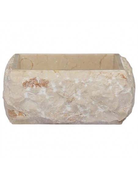 Lavandino Crema 30x30x13 cm in Marmo
