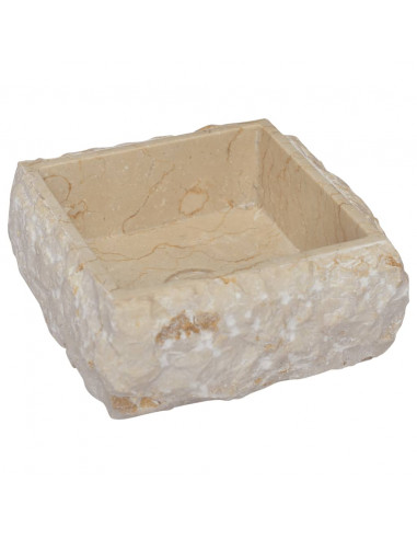 Lavandino Crema 30x30x13 cm in Marmo