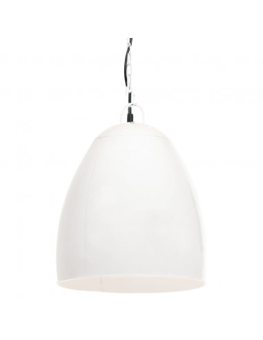 Lampada a Sospensione Industriale 25 W Bianca Rotonda 42 cm E27