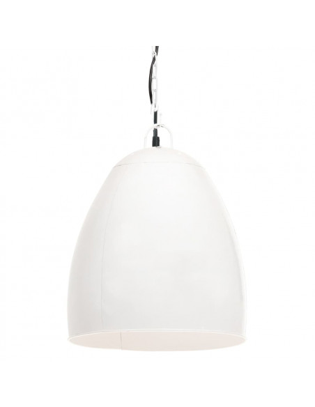 Lampada a Sospensione Industriale 25 W Bianca Rotonda 42 cm E27