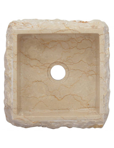 Lavandino Crema 30x30x13 cm in Marmo
