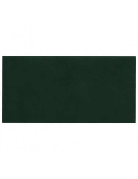 Pannelli Murali 12 pz Verde Scuro 60x30 cm in Velluto 2,16 m²