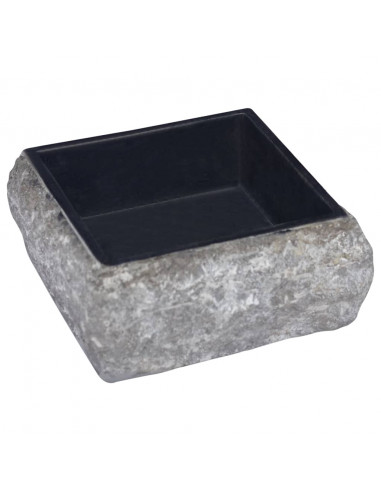 Lavandino Nero 30x30x13 cm in Marmo