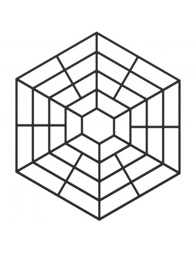 Protezioni per Laghetto 40 pz Nero in Polipropilene