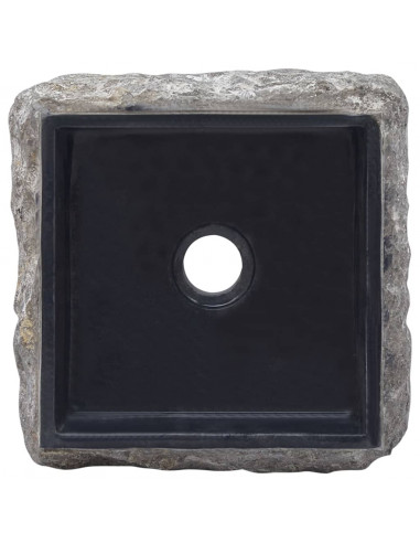 Lavandino Nero 30x30x13 cm in Marmo