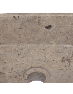 Lavandino Grigio 30x30x13 cm in Marmo 2