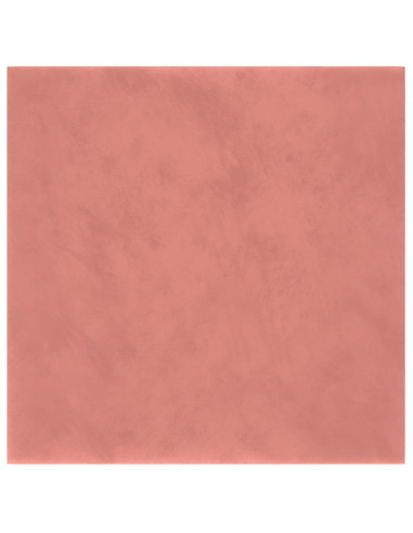 Pannelli Murali 12 pz Rosa 30x30 cm Velluto 1,08 m²
