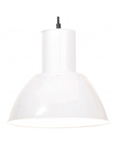 Lampada a Sospensione 25 W Bianca Rotonda 28,5 cm E27 2