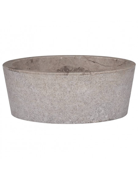 Lavandino Grigio Ø40x15 cm in Marmo