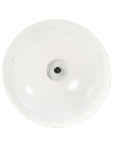 Lampada a Sospensione Industriale 58 cm Bianca E27