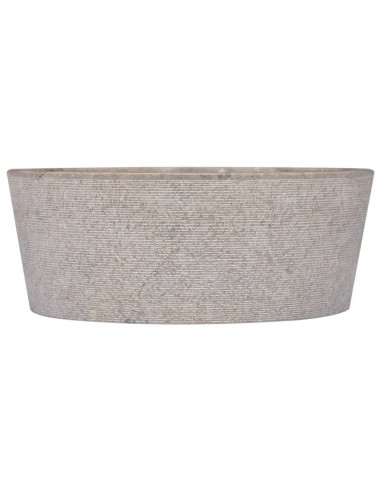 Lavandino Grigio Ø40x15 cm in Marmo