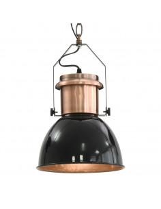 Lampade da Soffitto 2 pz Nero Tondo E27 2