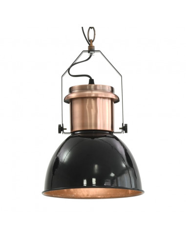 Lampade da Soffitto 2 pz Nero Tondo E27