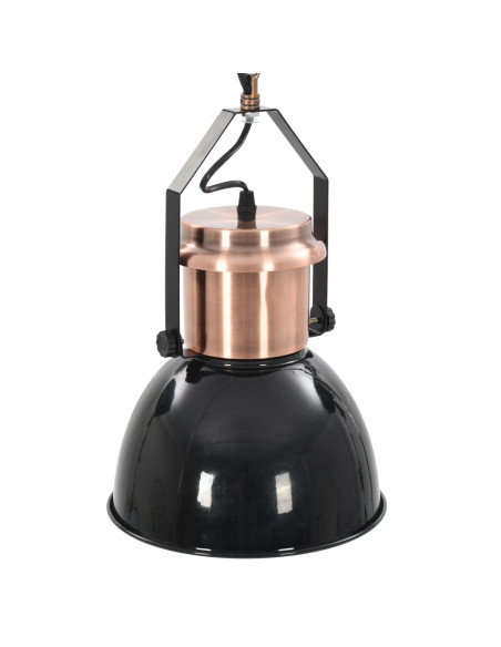 Lampade da Soffitto 2 pz Nero Tondo E27