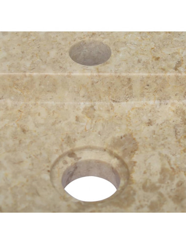 Lavello a Parete Crema 38x24x6,5 cm in Marmo