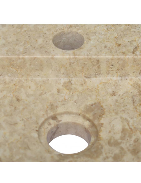 Lavello a Parete Crema 38x24x6,5 cm in Marmo