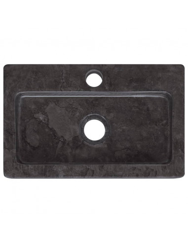 Lavello a Parete Nero 38x24x6,5 cm in Marmo