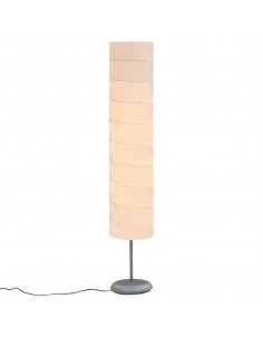 Lampada da Pavimento con Supporto 121cm Bianca E27 2