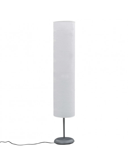 Lampada da Pavimento con Supporto 121cm Bianca E27