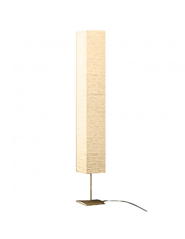 Lampada a Piantana con Supporto in Acciaio 170 cm Beige
