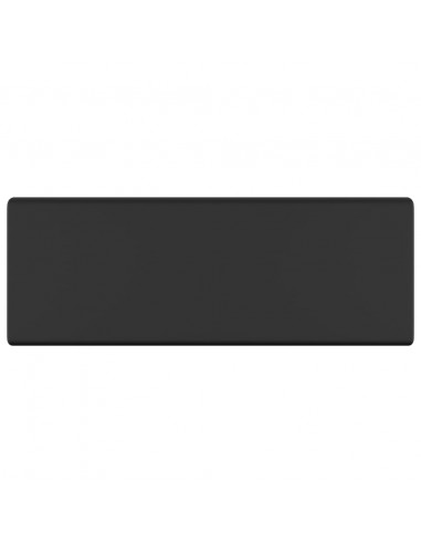 Lavabo Troppopieno Quadrato Nero Opaco 41x41cm Ceramica