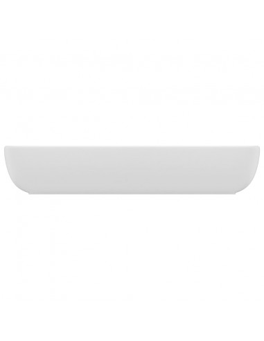 Lavandino Luxury Rettangolare Bianco Opaco 71x38cm Ceramica