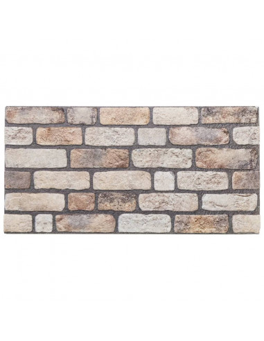 Pannelli Murali 3D 10 pz Marrone Chiaro 100x50 cm EPS