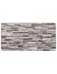 Pannelli Murali 3D 10 pz Grigio Chiaro 100x50 cm EPS 2