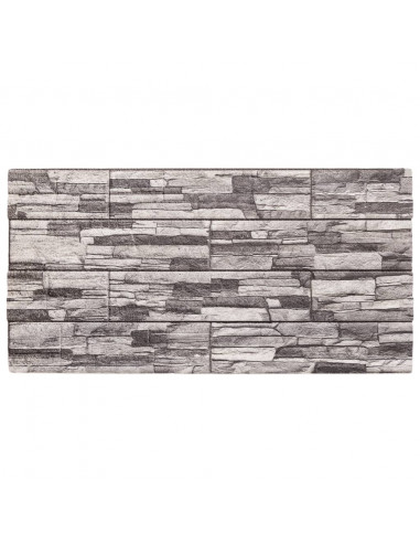 Pannelli Murali 3D 10 pz Grigio Chiaro 100x50 cm EPS