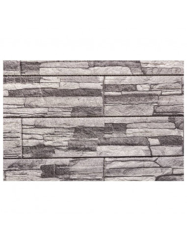 Pannelli Murali 3D 10 pz Grigio Chiaro 100x50 cm EPS