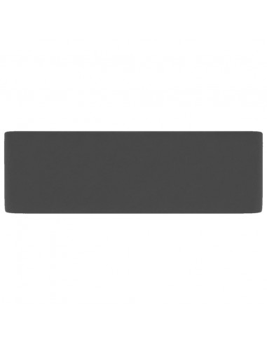 Lavandino Luxury Grigio Scuro Opaco 41x30x12 cm in Ceramica