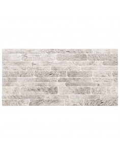 Pannelli Murali 3D 10 pz Grigio Chiaro 100x50 cm EPS 2