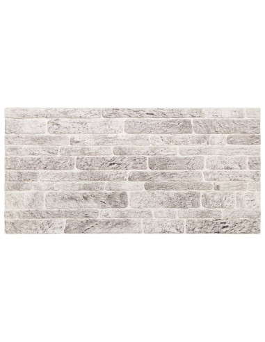 Pannelli Murali 3D 10 pz Grigio Chiaro 100x50 cm EPS