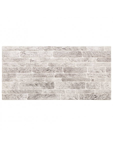 Pannelli Murali 3D 10 pz Grigio Chiaro 100x50 cm EPS