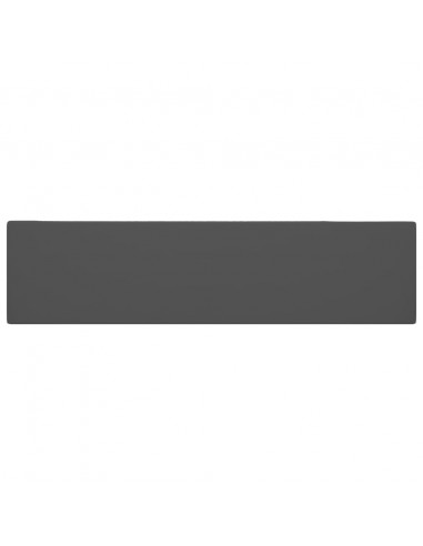 Lavandino con Troppopieno in Ceramica Grigio Scuro