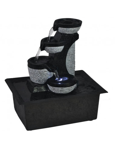 Fontana da Interno con Luci a LED in Poliresina