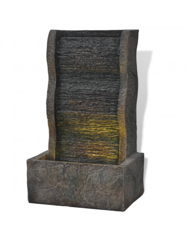 Fontana da Interno con Luci LED in Poliresina