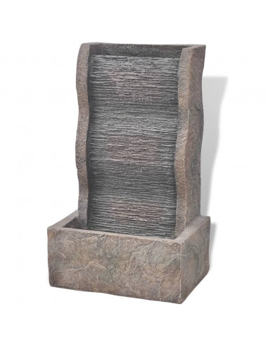 Fontana da Interno con Luci LED in Poliresina