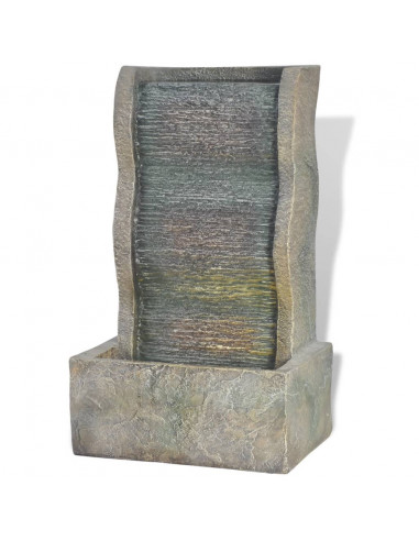 Fontana da Interno con Luci LED in Poliresina