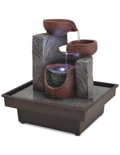 Fontana da Interni con Luce a LED in Poliresina 2