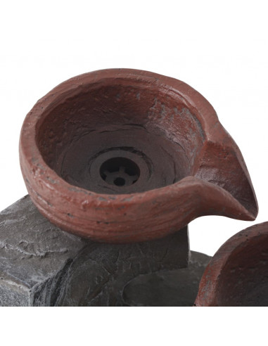 Fontana da Interni con Luce a LED in Poliresina