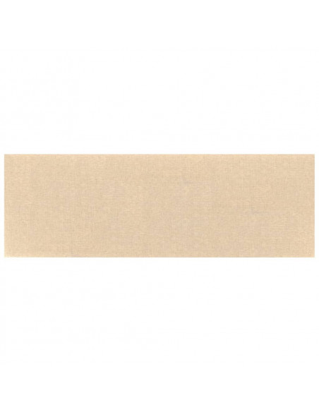 Pannelli Murali 12 pz Crema 90x15 cm Tessuto 3,24 m²