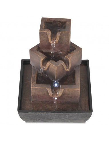 Fontana da Interni con Luce a LED in Poliresina