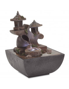 Fontana da Interni con Luce a LED in Poliresina 2