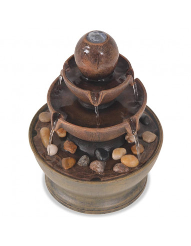 Fontana da Interni con Pompa in Poliresina