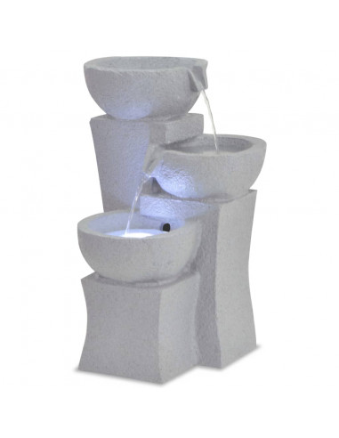 Fontana da Interni con Luce a LED in Poliresina