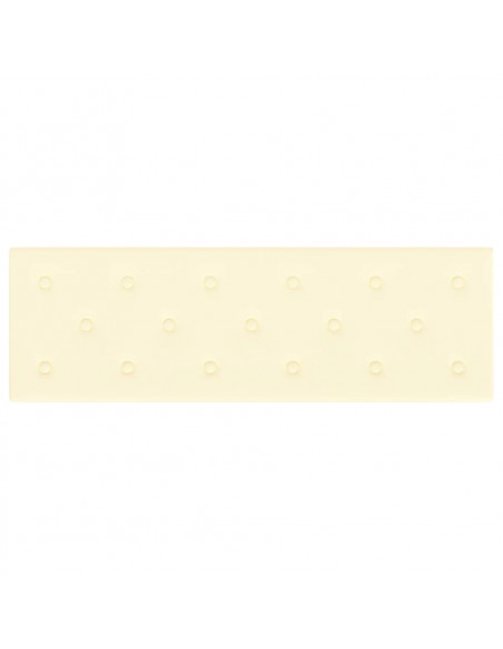 Pannelli Murali 12 pz Crema 90x30 cm in Similpelle 3,24 m²