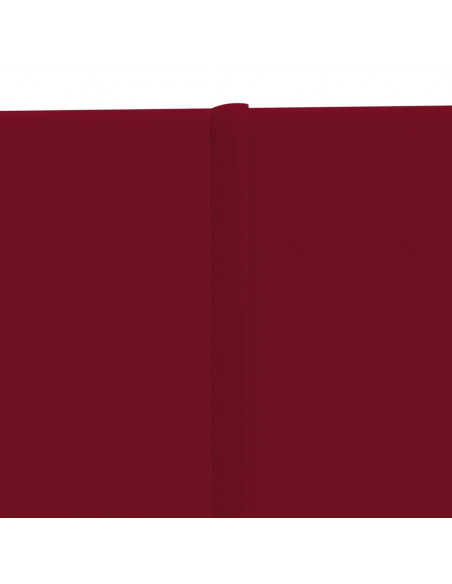 Pannelli Murali 12 pz Rosso Vino 60x30 cm in Velluto 2,16 m²